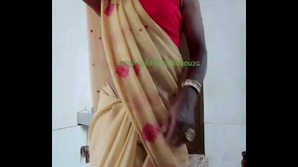 Hot Indian crossdresser Lara D'Souza sexy video in saree part 1 warm Movies