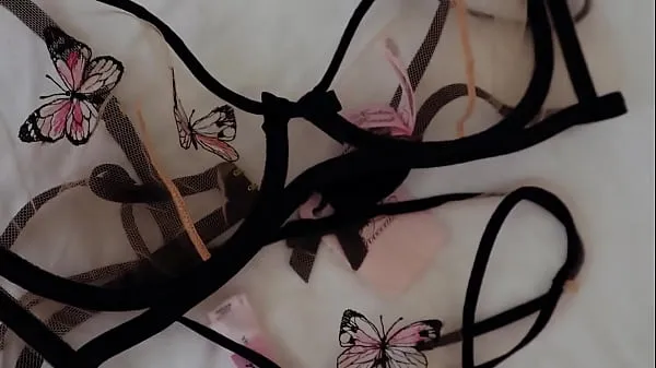 뜨거운 Trish Collins does a sexy lingerie Try-on - PREVIEW 따뜻한 영화