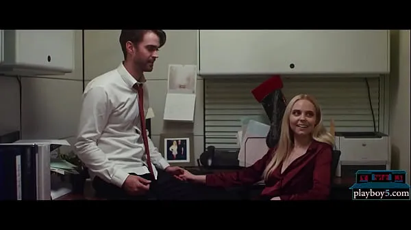 Hot Blonde employee wants to have sex in the office she works at warm Movies