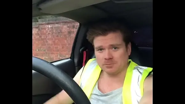 热Straight British Builder Wanks In Car Dogging In Essex温暖的电影