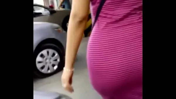 Hot Mom with Mega Ass on the street warm Movies