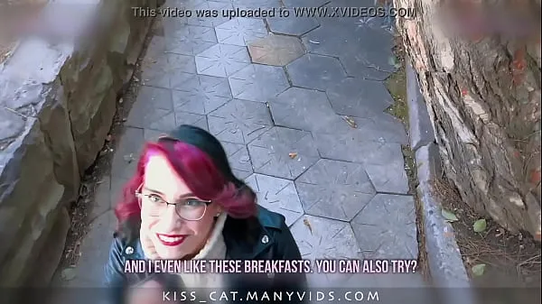 Горячие KISSCAT обожает завтрак с колбасой - публичный агент снимает русскую студентку для секса на улицетеплые фильмы