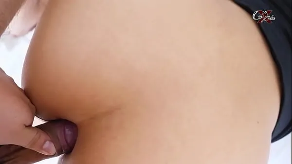 Hete I fucked my stepdaughter's ass ... she is trapped and to help her I put my cock in her ass I cum inside her while she tries to free herself warme films