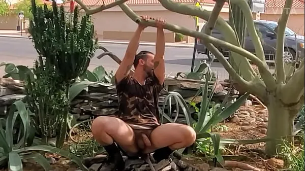Hot Nudist Hippie gardening exposed warm Movies