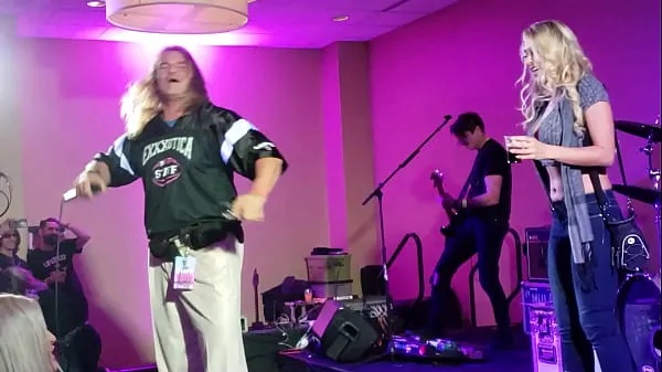 Hot Evan Stone Singing at the EXXXotica NJ After Party 2018 warm Movies