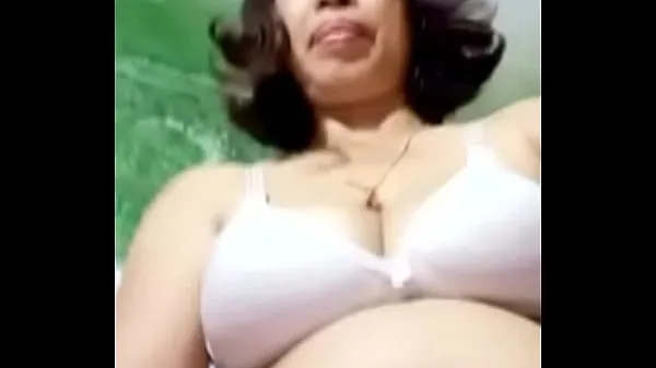 Hot MBBG was recording a video to send when her husband returned warm Movies