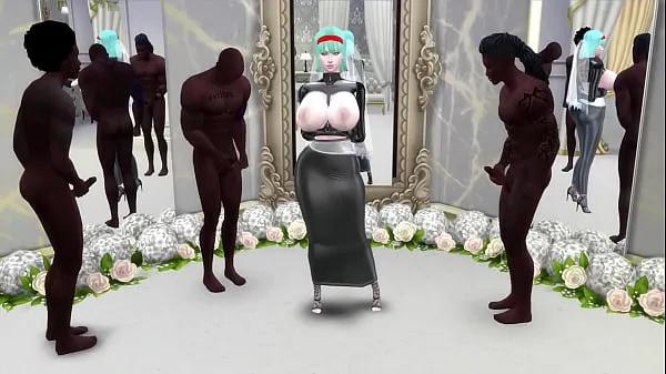Menő Bulma Marriage Episode 3 Beautiful Wife at her Wedding is transformed into a Sex Slave Bitch Fucked in the Anal Ass by 3 Black with Big Dick Netorare Hentai meleg filmek