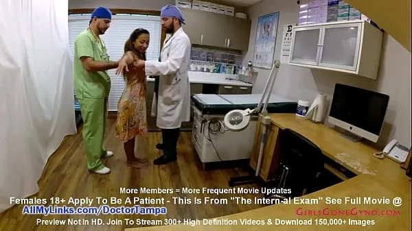 Quente Paciente padronizada Melany Lopez examinada pela enfermeira estudante, dá a ele uma chupada quando o médico Tampa recebe a página de emergência Filmes quentes