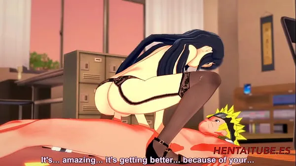 Hot Naruto Hentai - Naruto x Hinata. Handjob, Boobjob & Fuck with cum inside - Animation 3D porn warm Movies