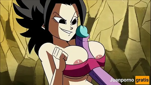 Hot They play with Caulifla's tits Dragon Ball Super warm Movies