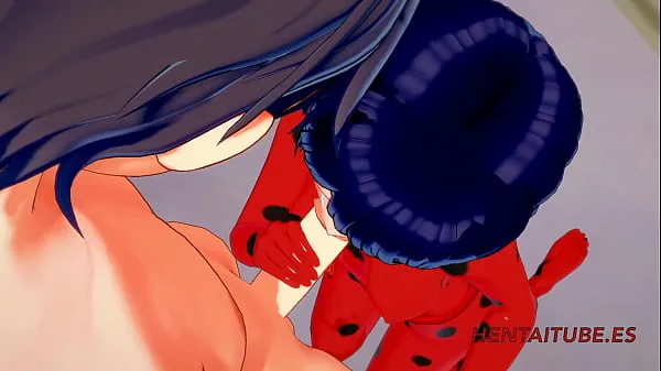 ภาพยนตร์ยอดนิยม Miraculus Ladybug Hentai 3D - Ladybug handjob and blowjob with cum in her mouth เรื่องอบอุ่น
