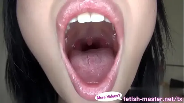 热Japanese Asian Tongue Spit Fetish温暖的电影
