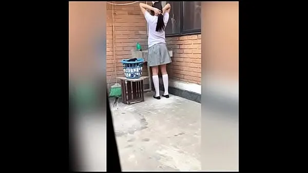 أفلام ساخنة I Fucked my Cute Neighbor College Girl After Washing Clothes ! Real Homemade Video! Amateur Sex! VOL 2 دافئة