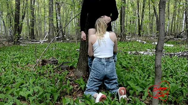 Hot Passionate Sex in the Forest before a Thunderstorm - SOboyandSOgirl warm Movies