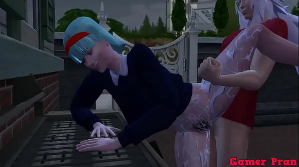 Nóng Anime ecchi Cap jiraiya fucking outdoors with bulma and number 17 see how he is unfaithful to vegeta also wants to join to make a threesome Phim ấm áp