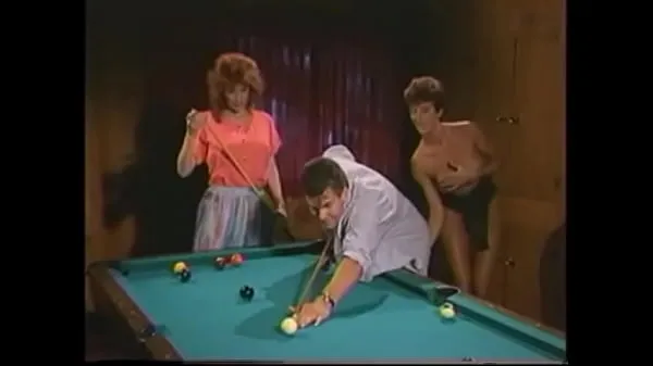 गर्म Nasty brunette Sharon Mitchell and playful redhaired floozie Viper became worn out muscular dude to the billiard saloon and made him fuck both of them right on the pool table गर्म फिल्में