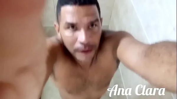 Quente fucking family teenager in the bathroom (Myllena Rios,Leo Ogro Filmes quentes