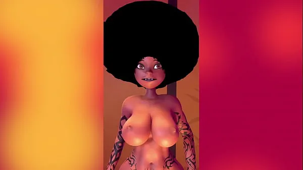Nóng Sexy thick tattooed Ebony introduces herself Phim ấm áp
