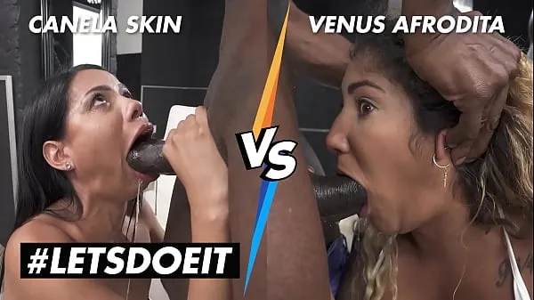 Vroči LETSDOEIT - Canela Skin vs Venus Afrodita - Who's The Best topli filmi