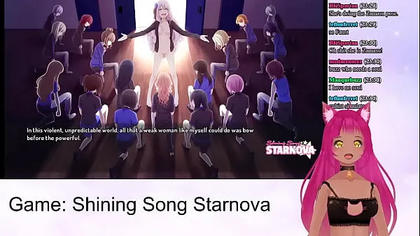 أفلام ساخنة VTuber LewdNeko Plays Shining Song Starnova Mariya Route Part 5 دافئة