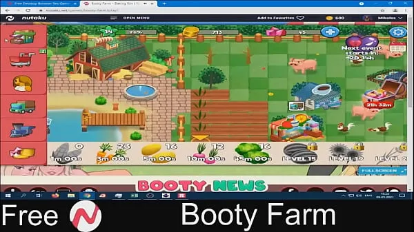 Películas calientes Booty Farm (juego gratuito nutaku) Farm cálidas