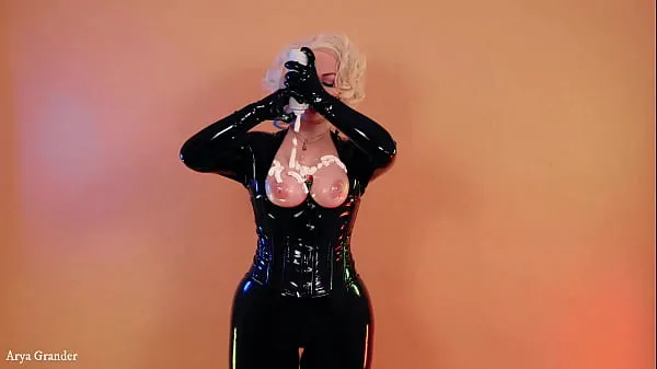 Hotte Arya Grander in Shiny Latex Rubber Catsuits Compilation Amazing Free Porn Fetish Video 4k varme film