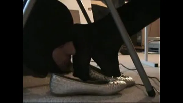 Hot my step sister allows me to lick her sweaty feet under her desk warm Movies