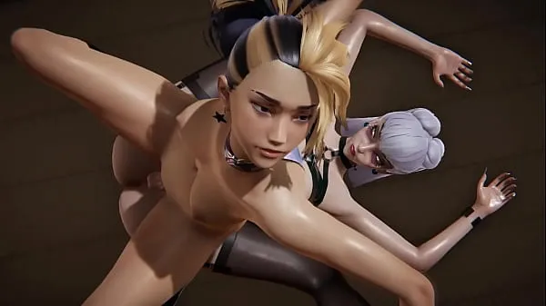 Hot League of Legends Futa - Akali gets creampied by Evelynn warm Movies