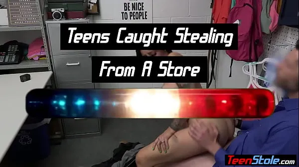 Hotte Busty inked teen shoplifter Anna Chambers seduced and fucked a LP officer varme film