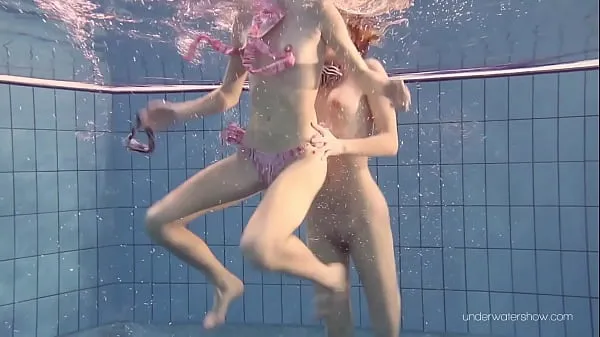 Hot Cutest swimming pool babes Duna and Nastya warm Movies