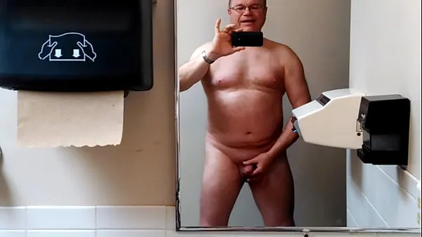 Hot stripping and jacking off in public bathroom warm Movies