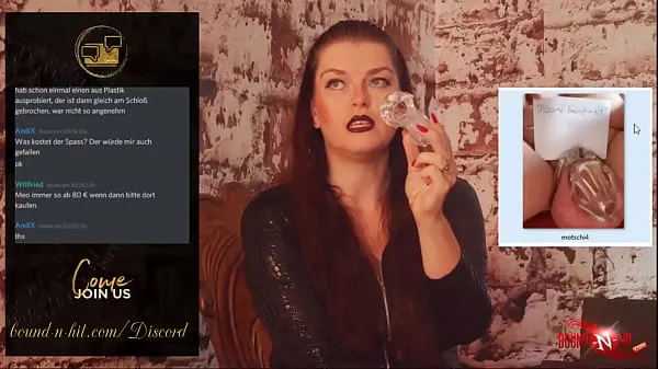 Sıcak BoundNHit Discord Livestream Thema Keuschheit mit Domina Lady Julina Sıcak Filmler