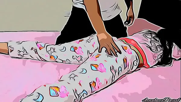 Hete Step Uncle Takes Advantage Of His Step Niece When She Is Alone Massaging Her Body Part 1 - Cartoon warme films