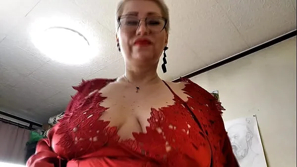 Populárne Mature Slut Goddess in red lingerie sucks cock and fucks leisurely... Hot footjob and many other horúce filmy