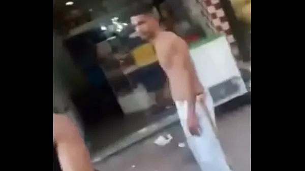 Nóng capoerista hetero de pau duto na rua Phim ấm áp