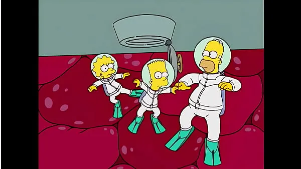 Quente Homer e Marge tendo sexo subaquático (feito por Sfan) (nova introdução Filmes quentes