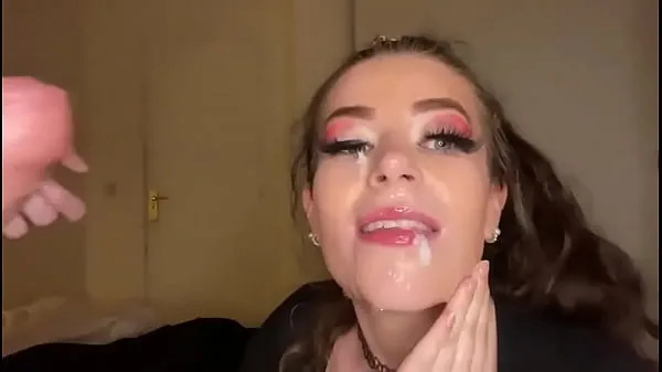 Hot Spitty blowjob with huge facial warm Movies