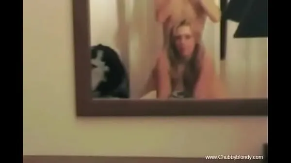Hot Fucking Amateur Blondie In The Mirror Just To Feel warm Movies