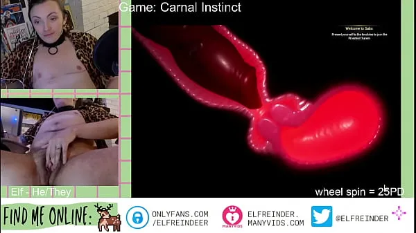 Hotte FTM Plays a Monster Futa Sex Game Naked on Cam varme film