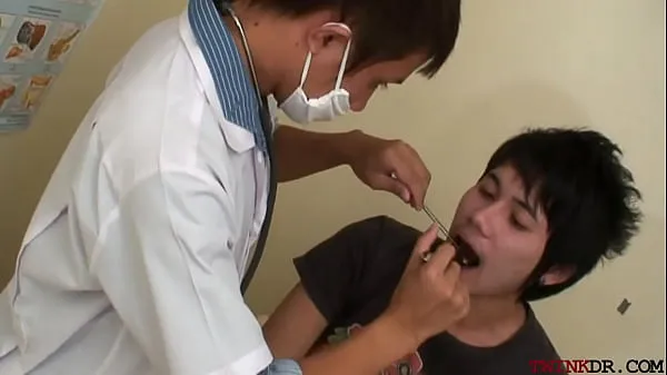 Hot Twink Asian examined and breeded for jizz in the doctors office warm Movies