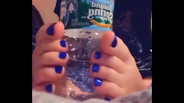 Hot Blue nails warm Movies