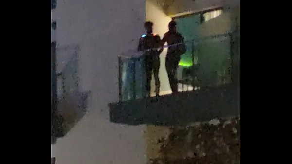 گرم Guys caught fucking on the balcony گرم فلمیں