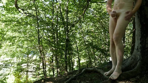 Hete Naked forest masturbation by road warme films
