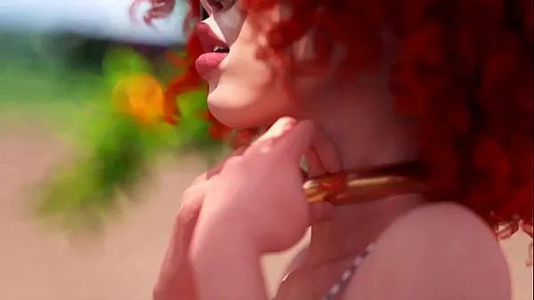 Futanari - Beautiful Shemale fucks horny girl, 3D Animated Film hangat yang hangat