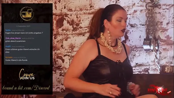 BoundNHit Discord Stream # 7 Fetish & BDSM Q&A avec Domina Lady Julina Films chauds