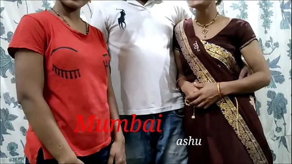 뜨거운 Mumbai fucks Ashu and his sister-in-law together. Clear Hindi Audio 따뜻한 영화