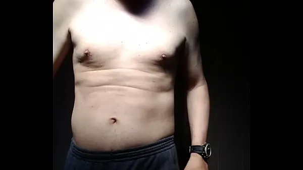 Nóng shirtless man showing off Phim ấm áp