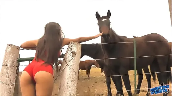 뜨거운 The Hot Lady Horse Whisperer - Amazing Body Latina! 10 Ass 따뜻한 영화
