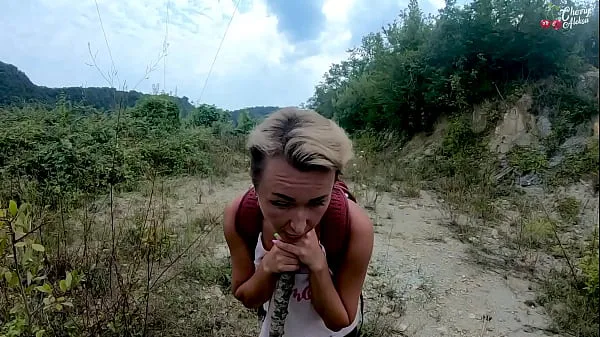 Nóng Tourist in the mountains fucks in the mouth and ass - eats cum Phim ấm áp