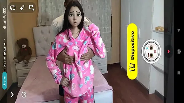 She is Fucked by her perverted caretaker while he records her with his mobile Film hangat yang hangat